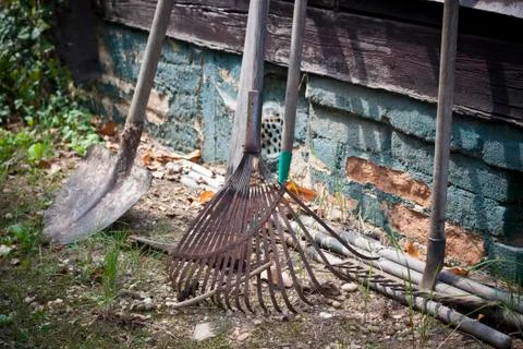 Gardening tools Stock Photos
