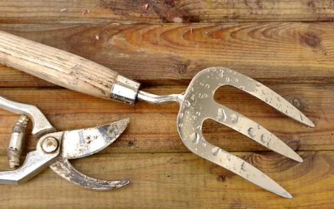Gardening tools Stock Photos