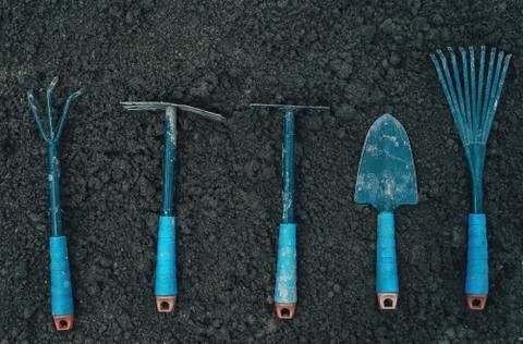 Gardening tools Stock Photos