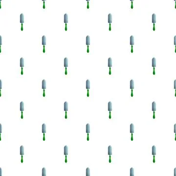 Gardening trowel tools creating seamless pattern background Illustrazione stock