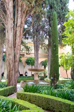 Gardens in Alhambra Фото