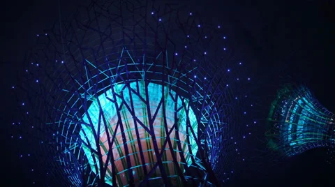 Gardens by the Bay Stock Footage 32403162