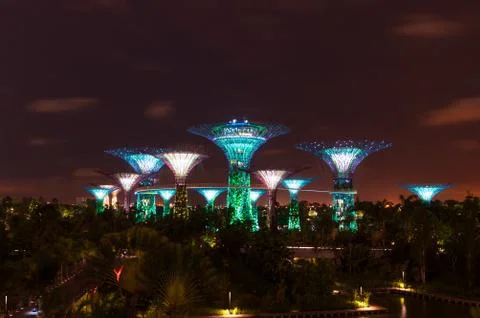 Gardens by the bay Stock Photos