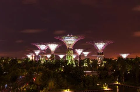 Gardens by the bay Stock Photos