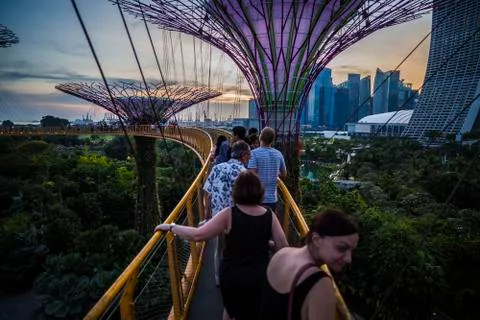 Gardens by the Bay Stock Photos