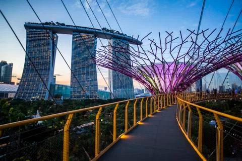 Gardens by the Bay Stock Photos