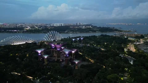 Gardens by the Bay Singapore Stock-Footage 252188959