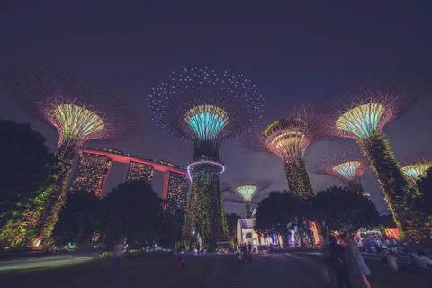 Gardens by The bay, Singapore Stock Photos