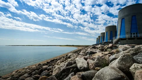 Gardiner Dam - UHD - ProRes Stock Footage 233737413