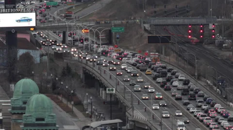 Gardiner Expressway  Toronto Stock Footage 57310019