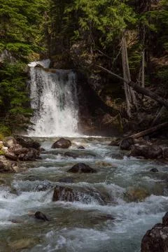 Gardner creek Falls Closeup Stock Photos