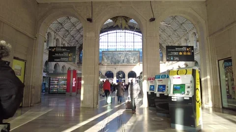 Gare de l'Est , train station in Paris Stock Footage 228571050
