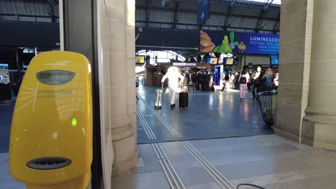 Gare de l'Est , train station in Paris Stock Footage 228572898