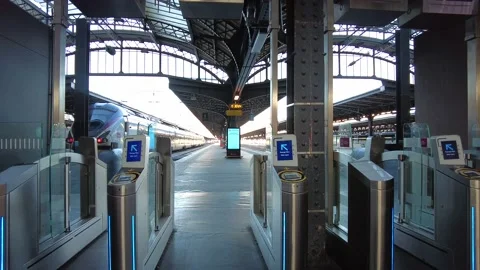 Gare de l'Est , train station in Paris Stock Footage 228574016