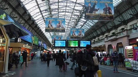 Gare de l'Est , train station in Paris Stock Footage 228576462