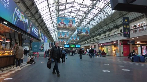 Gare de l'Est , train station in Paris Stock Footage 228576842