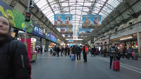 Gare de l'Est , train station in Paris Stock Footage 228578348