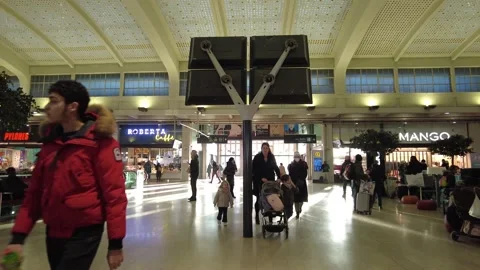 Gare de l'Est , train station in Paris Stock Footage 228578782