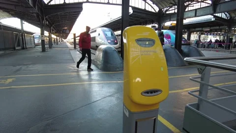 Gare de l'Est , train station in Paris Stock Footage 228578863