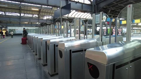 Gare de l'Est , train station in Paris Stock Footage 228579990
