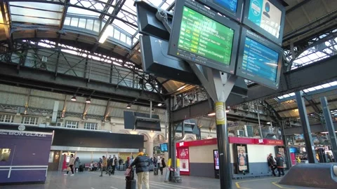 Gare de l'Est , train station in Paris Stock Footage 228581598