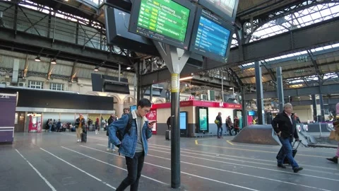 Gare de l'Est , train station in Paris Stock Footage 228581907