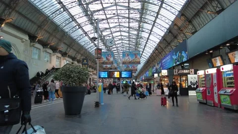Gare de l'Est , train station in Paris Stock Footage 228582700
