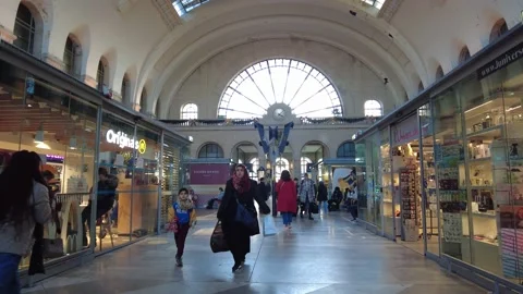 Gare de l'Est , train station in Paris Stock Footage 228583278