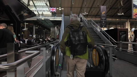 Gare de Lyon Paris Stock-Footage 340400281