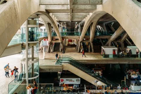 Gare do Oriente (Lisbon Oriente Station) Stock Photos
