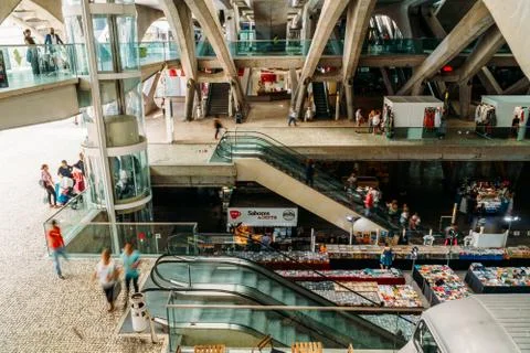 Gare do Oriente (Lisbon Oriente Station) Stock Photos
