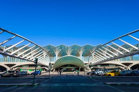 Gare do Oriente train station, Lisbon Stock Photos