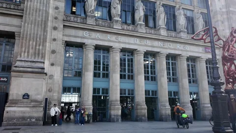 Gare du Lyon Paris Stock Footage 340355427