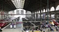 Gare du Nord Paris North Station People Commuters Transit Crowd Traffic Passing HD Footage
