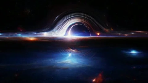 Gargantua black hole Stock Footage 285956541