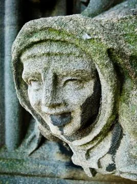 Gargoyle monk Stock Photos