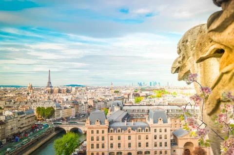 Gargoyle of Paris Foto stock