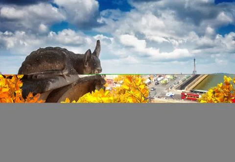 Gargoyle of Paris Stock Photos