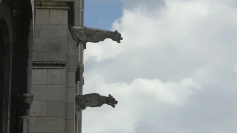Gargoyles on a building Vidéo 87895116