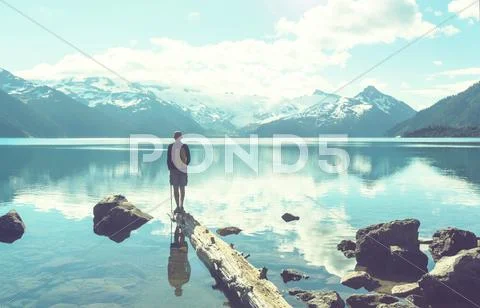 Garibaldi lake Stock Photos
