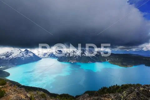 Garibaldi lake Stock Photos