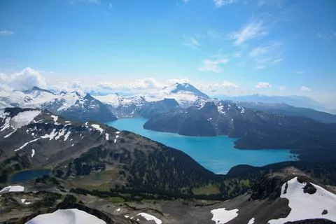 Garibaldi Lake  Stockfoto's