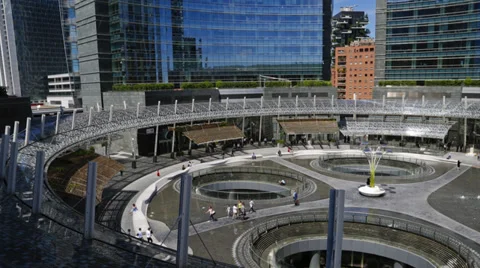 Garibaldi square people walking timelapse Stock Footage 39952854