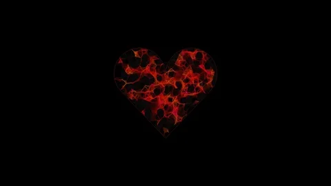 Garish Red Heart 動画素材 129501832