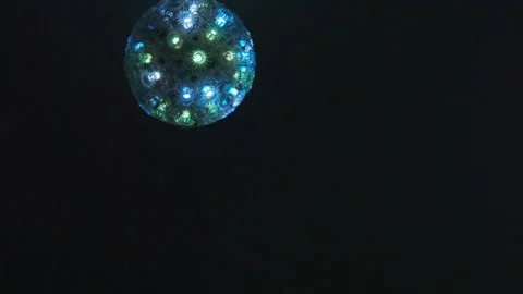Garland ball lights Stock-Footage 97101774