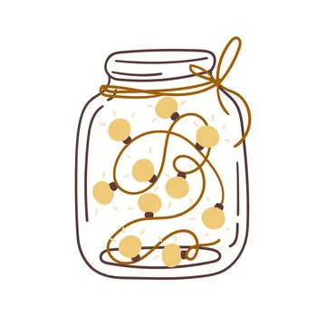 Garland with bulbs Stock Illustration