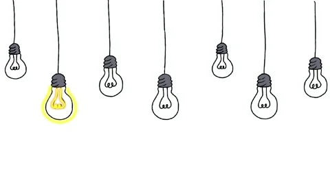 Garland with light bulbs Stock Footage 171667563