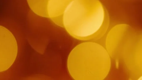 Garland lights in blur Stock Footage 146815389