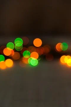 Garlands in the background in the background Stock Photos