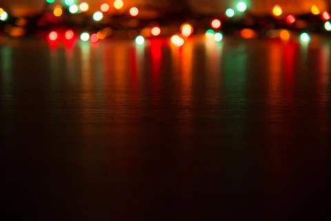 Garlands in the background in the background Stock Photos